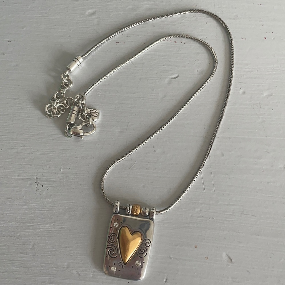 Brighton sterling silver necklace with 18” chain